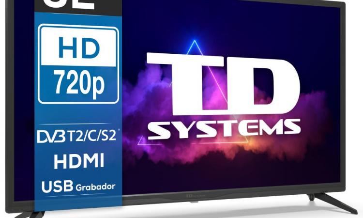 Televisor 32" Led HD TD Systems K32DLX14H