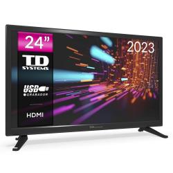 Televisor 24 pulgadas Led HD, múltiples conexiones - TD Systems PRIME24M14H